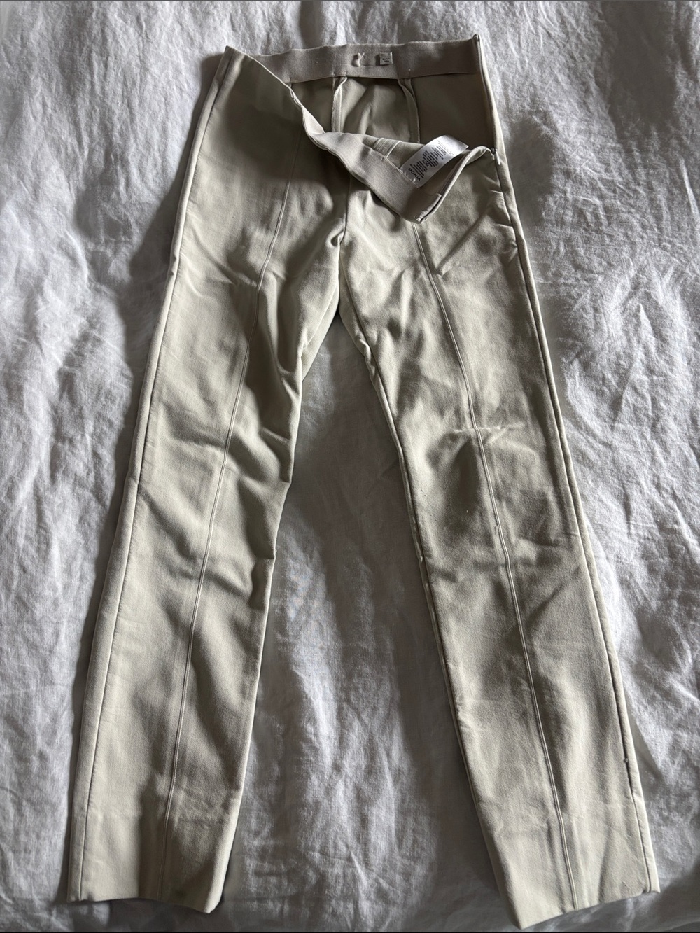 Vince Women's Skinny Stretch Pants - Cream